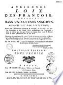 Anciennes loix des François