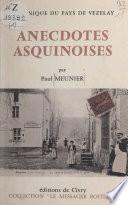 Anecdotes asquinoises