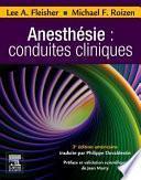 Anesthésie: Conduites Cliniques
