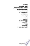 Anesthésie locale et traitement de la douleur en pratique dentaire