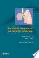 Anesthésie-Réanimation en chirurgie Thoracique