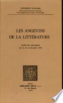 Angevins de la littérature (les)