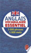 Anglais Vocabulaire Essentiel
