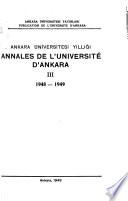 Ankara Üniversitesi Yilliği