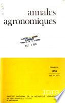 Annales agronomiques