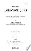 Annales agronomiques