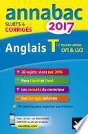Annales Annabac 2017 Anglais Tle LV1 et LV2