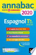 Annales Annabac 2020 Espagnol Tle LV1 et LV2
