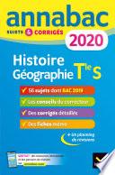 Annales Annabac 2020 Histoire-Géographie Tle S