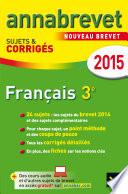 Annales Annabrevet 2015 Français
