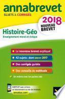 Annales Annabrevet 2018 Histoire Géographie EMC 3e