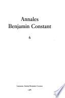 Annales Benjamin Constant