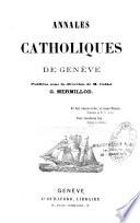 Annales catholiques de Genève