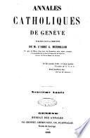 Annales catholiques de Geneve