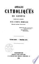 Annales catholiques de Genève
