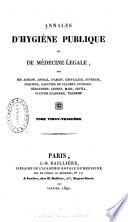 Annales d'hygiène publique, industrielle et sociale