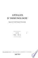 Annales d'immunologie