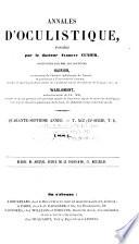 Annales d'oculistique