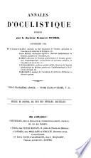 Annales d'oculistique