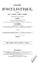 Annales d'oculistique