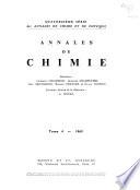 Annales de chimie