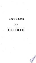Annales de chimie ou Recueil de mémoires concernant la chimie et les arts qui en dépendent
