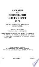 Annales de démographie historique