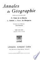 Annales de géographie