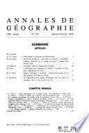 Annales de géographie