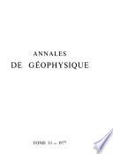 Annales de géophysique
