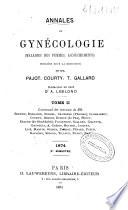 Annales de gynecologie