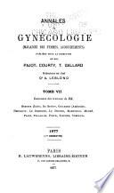 Annales de gynécologie