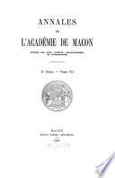 Annales de l'Académie de Mâcon