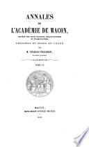 Annales de l'Académie de Mâcon