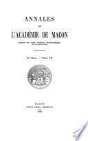 Annales de l'Académie de Mâcon
