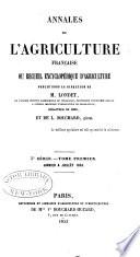 Annales de l'agriculture française