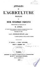Annales de l'agriculture française