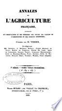 Annales de l'agriculture française