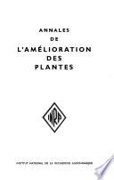 Annales de l'amélioration des plantes