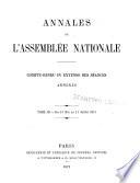 Annales de l'Assemblée nationale