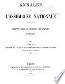 Annales de l'Assemblée nationale