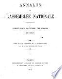 Annales de l'Assemblée nationale