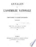 Annales de l'Assemblée nationale