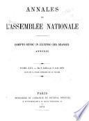 Annales de l'Assemblée nationale