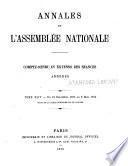 Annales de l'Assemblée nationale