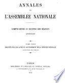 Annales de l'Assemblée nationale