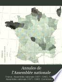 Annales de l'Assemblée nationale