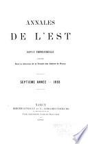 Annales de l'Est
