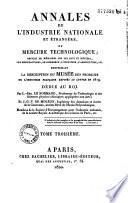 Annales de l'industrie nationale et étrangère ou Mercure technologique...