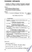 Annales de l'inséé